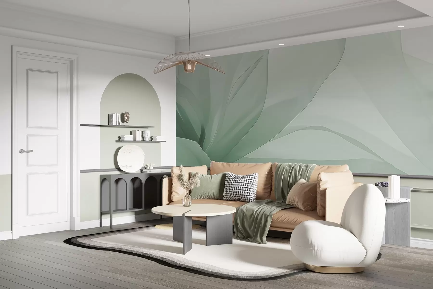 Fototapetes Abstrakts zieds w04435v1