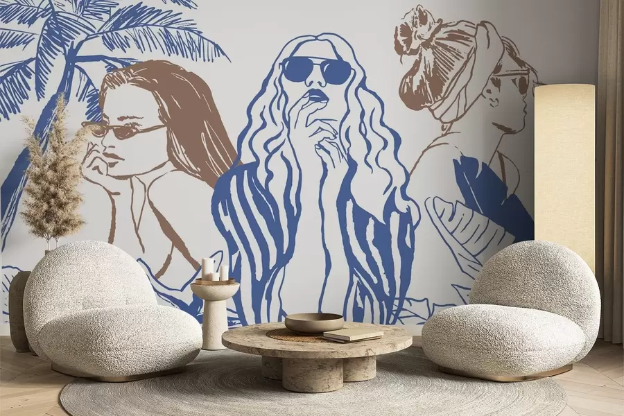 Fototapetes Meitenes w04463