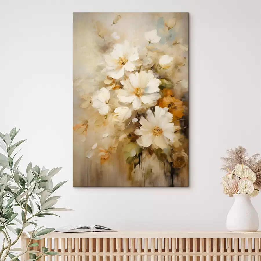 Glezna Sastāvs pasteļbēšā un brūnā tonī s45534