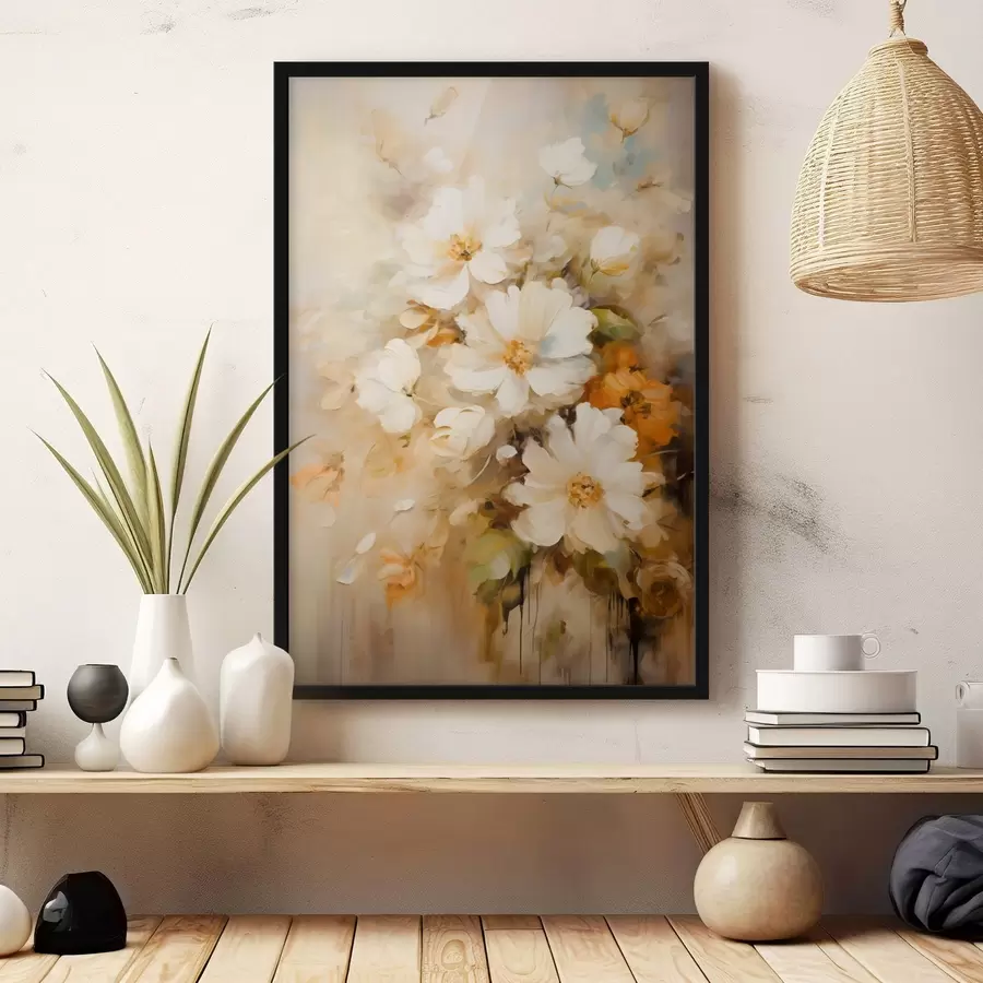 Fototapetes Sastāvs pasteļbēšā un brūnā tonī f45534