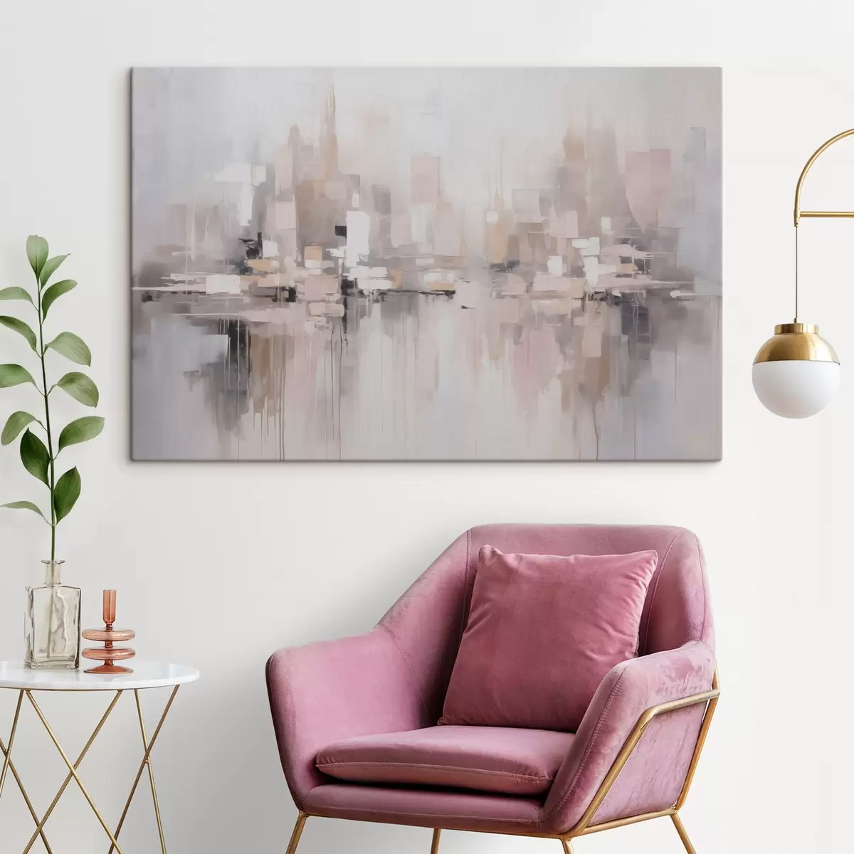 Glezna Abstraktā pilsēta s45602