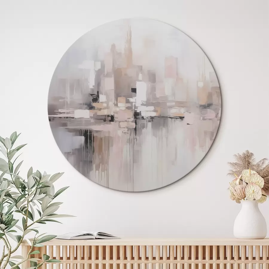 Glezna Abstraktā pilsēta r45602