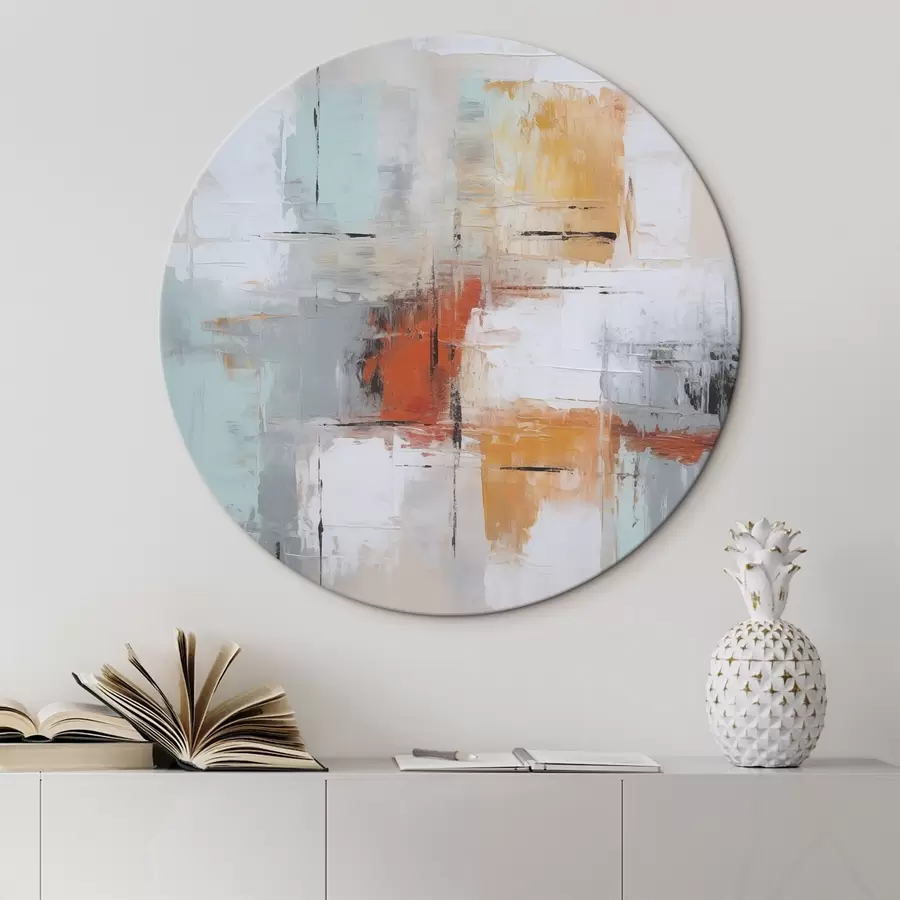 Glezna Glezniecības un nobrāzumu imitācija abstrakcija r45634