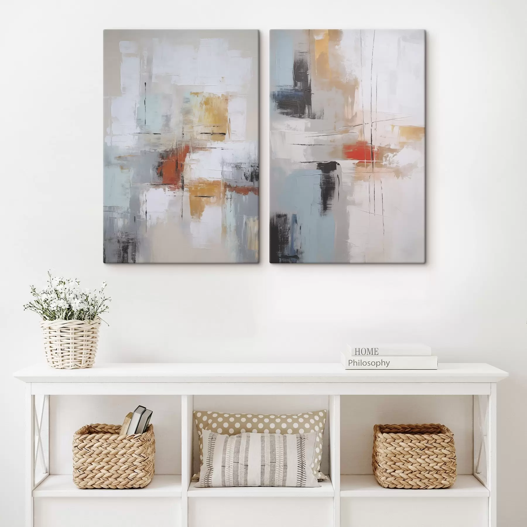 Glezna Glezniecības un nobrāzumu imitācija abstrakcija m00667