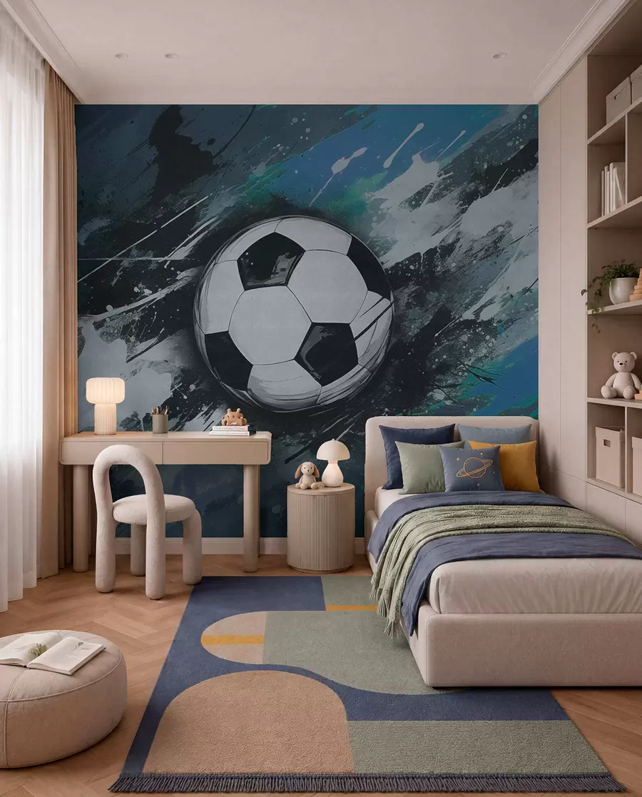 Fototapetes Futbols debeszilos triepienos w04467v1