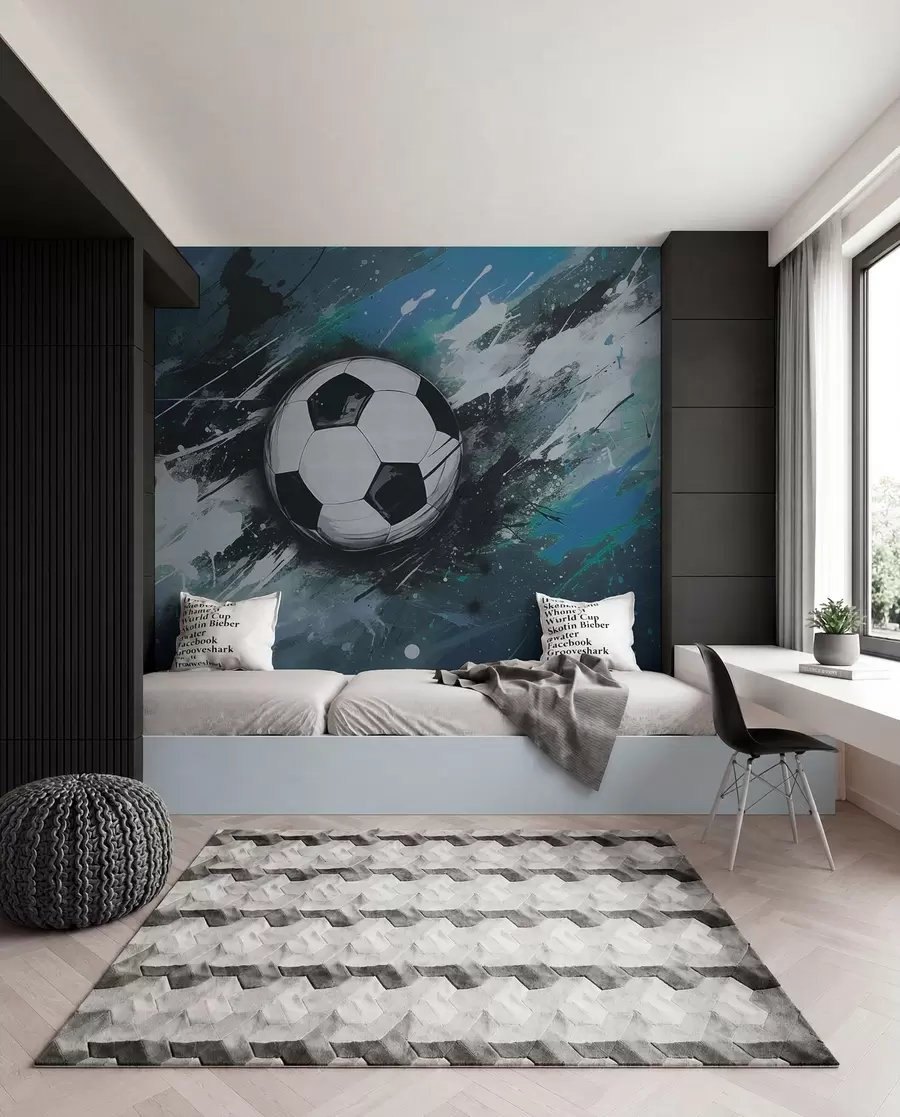 Fototapetes Futbols debeszilos triepienos w04467v1
