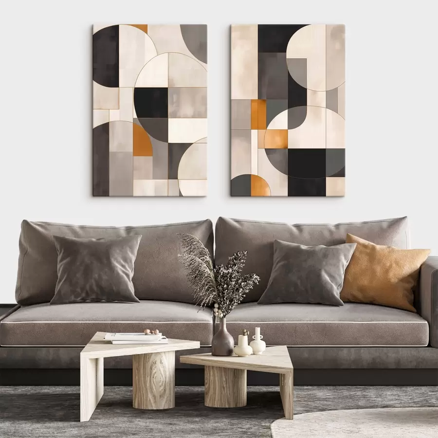 Glezna Ģeometriskā abstrakcija m00672