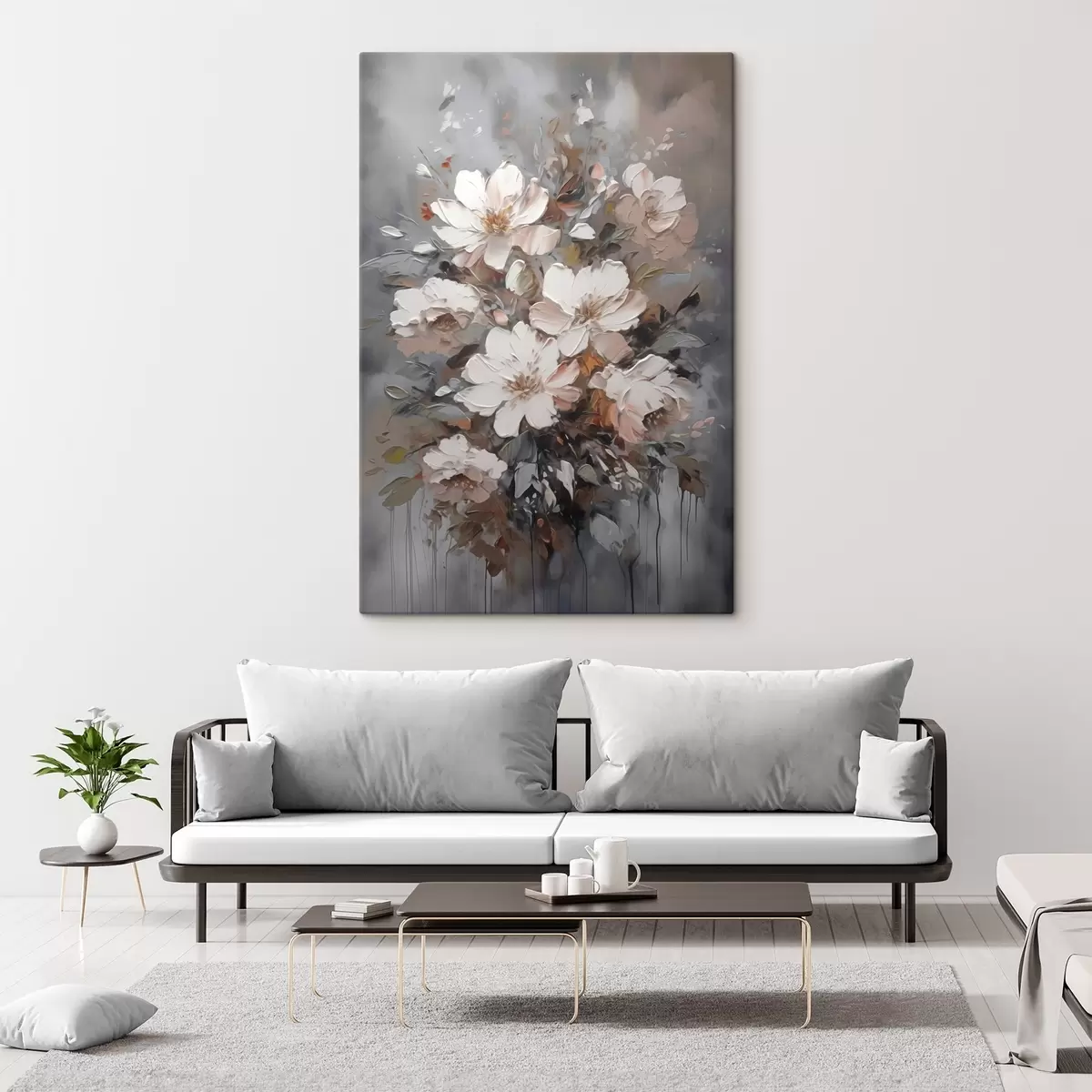 Glezna Abstraktu ziedu pušķis s45580