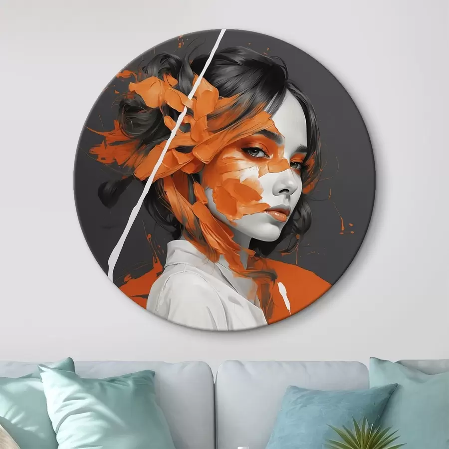 Glezna Violets īriss ar pumpuriem uz maiga fona r45489