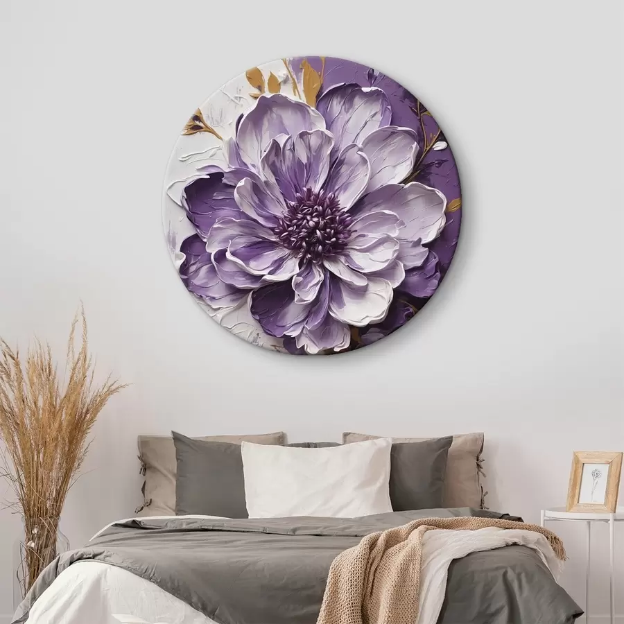 Glezna Sievietes portrets ar oranžiem krāsu triepieniem r45492