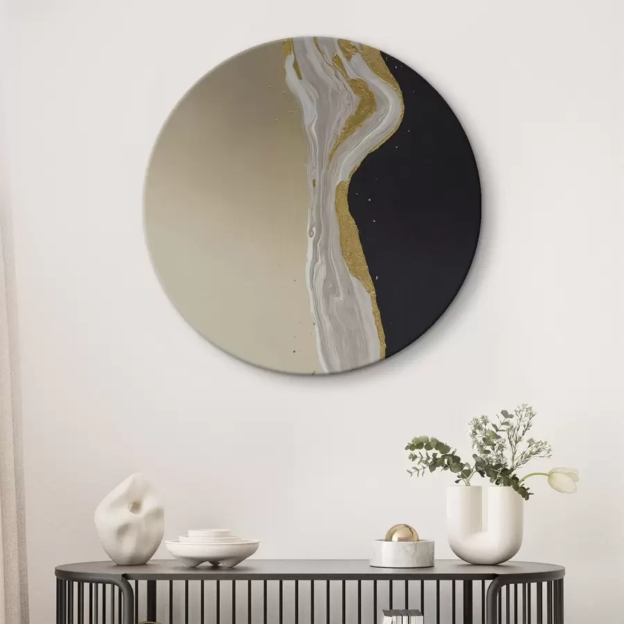 Glezna Krēmkrāsas peoniju ziedi uz zaļa fona r45494