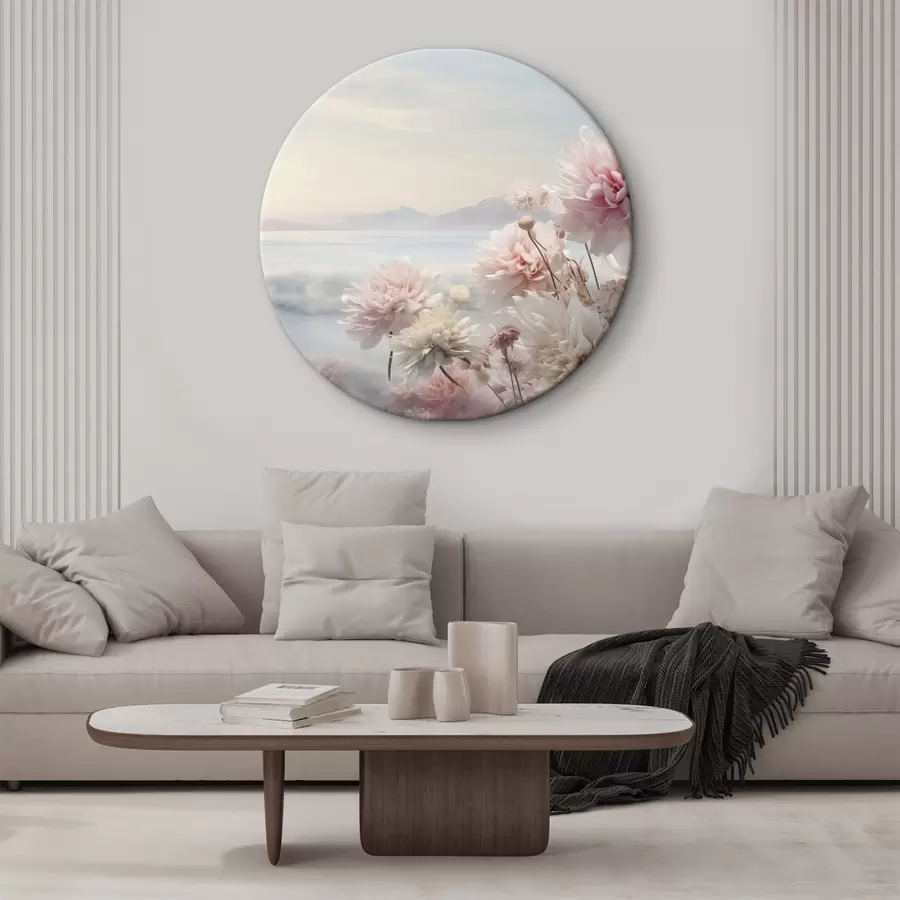 Glezna Abstraktā glezniecība baltā, zilā un tumši zilos toņos r45496