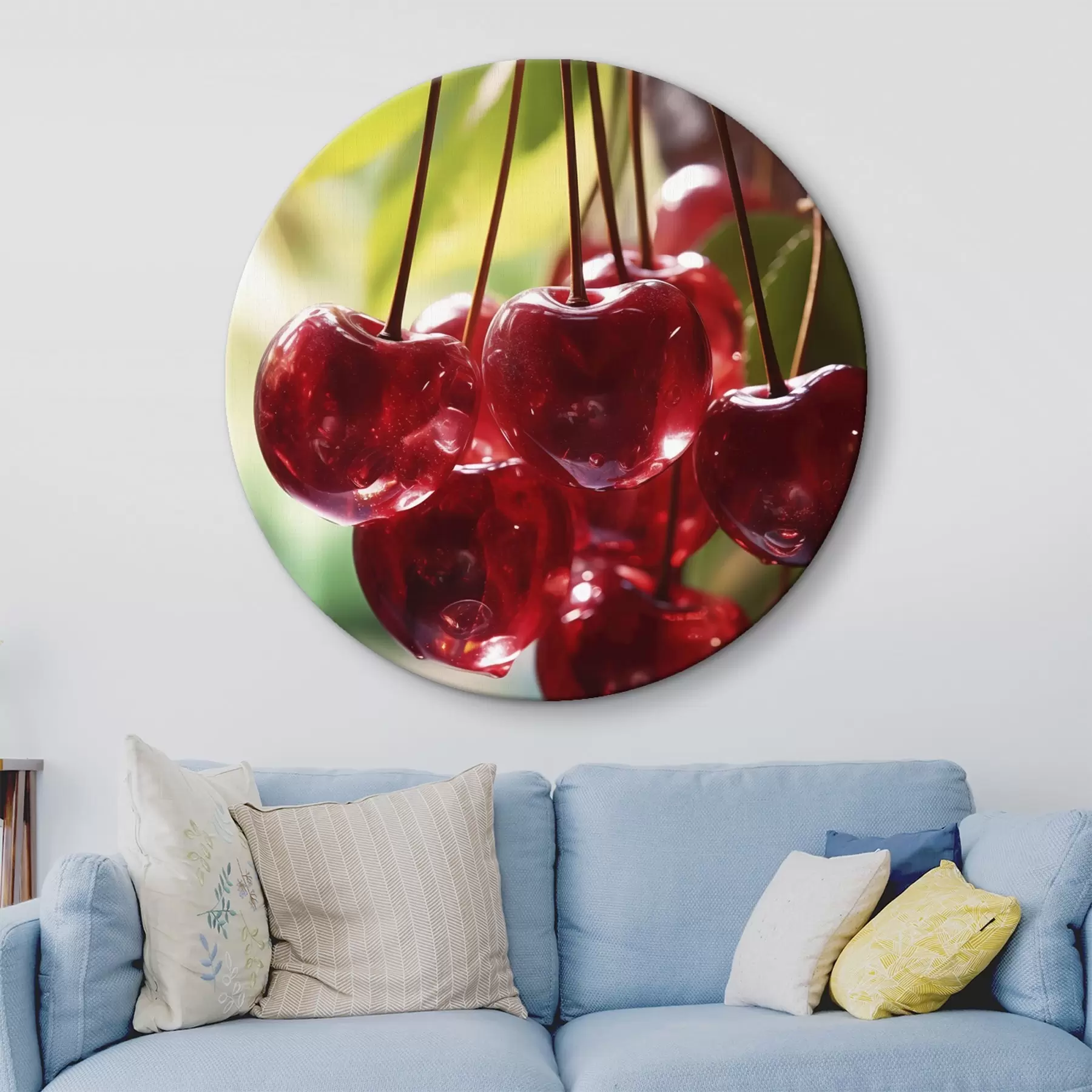 Glezna Meitenes portrets ar abstraktu apelsīnu gleznu r45498