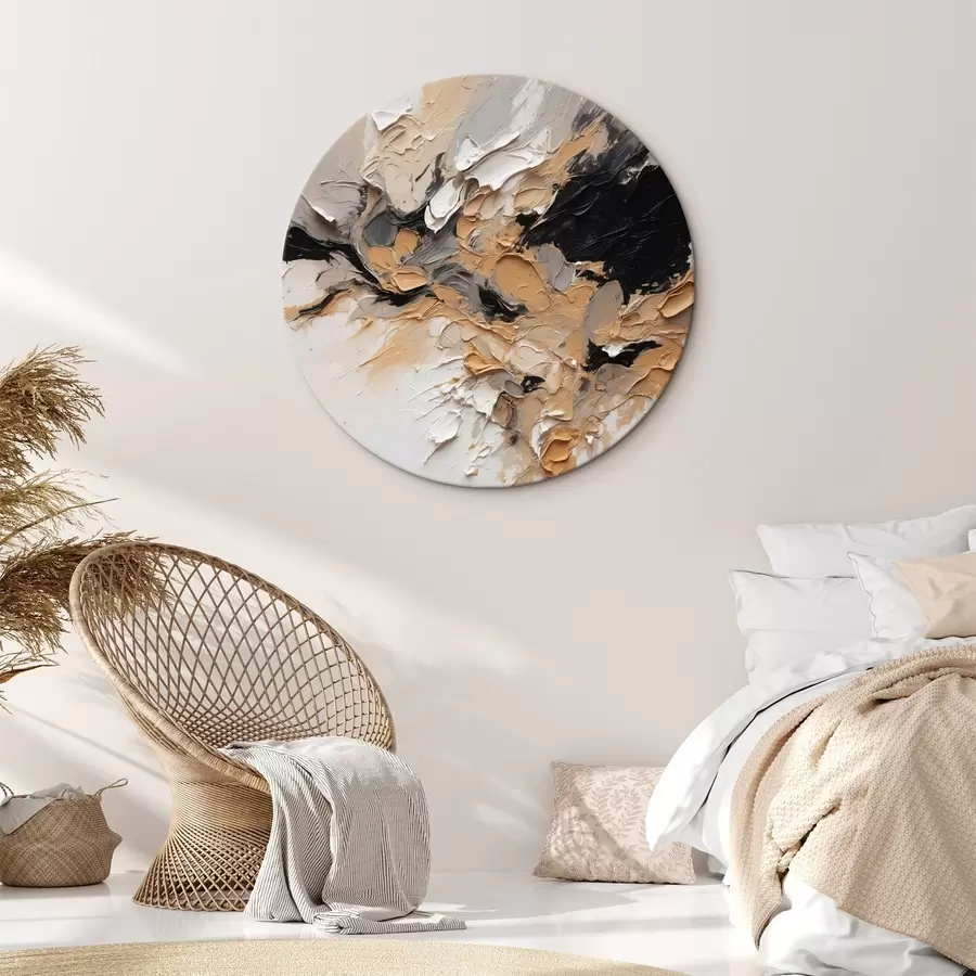 Glezna Abstrakta tekstūra ar krāsu triepieniem r45619