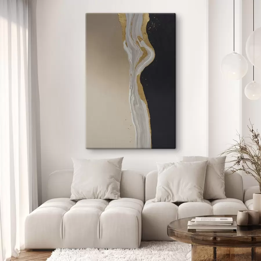 Glezna Krēmkrāsas peoniju ziedi uz zaļa fona s45494