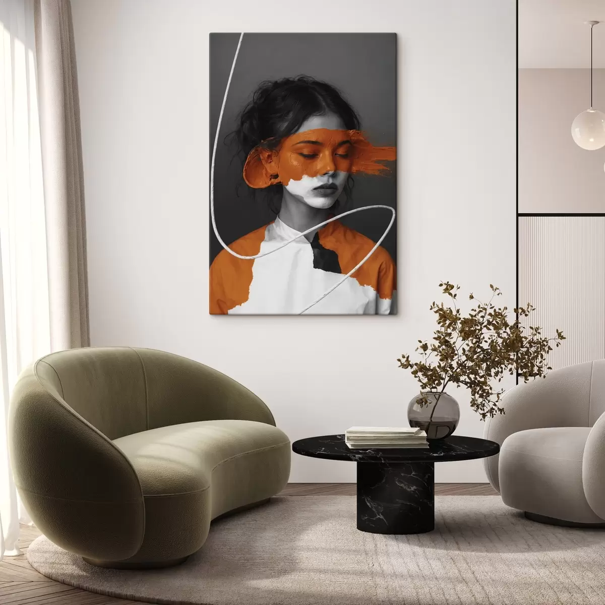 Glezna Violeta puķe apjomīgās glezniecības stilā s45495