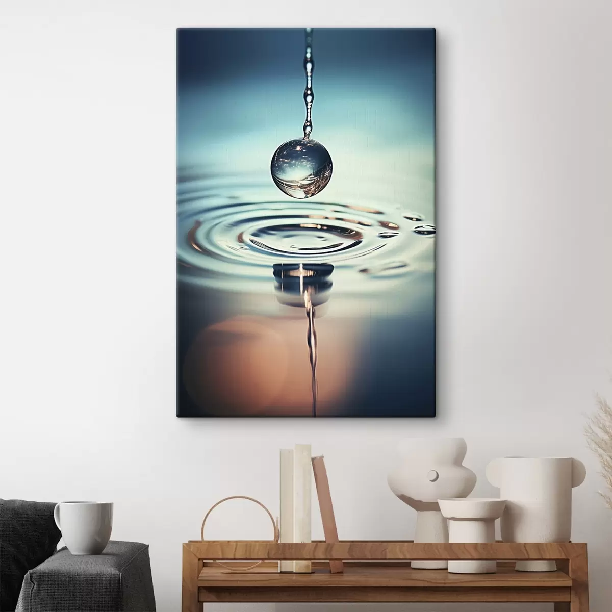 Glezna Spilgti sarkani ķirši saulē s45501