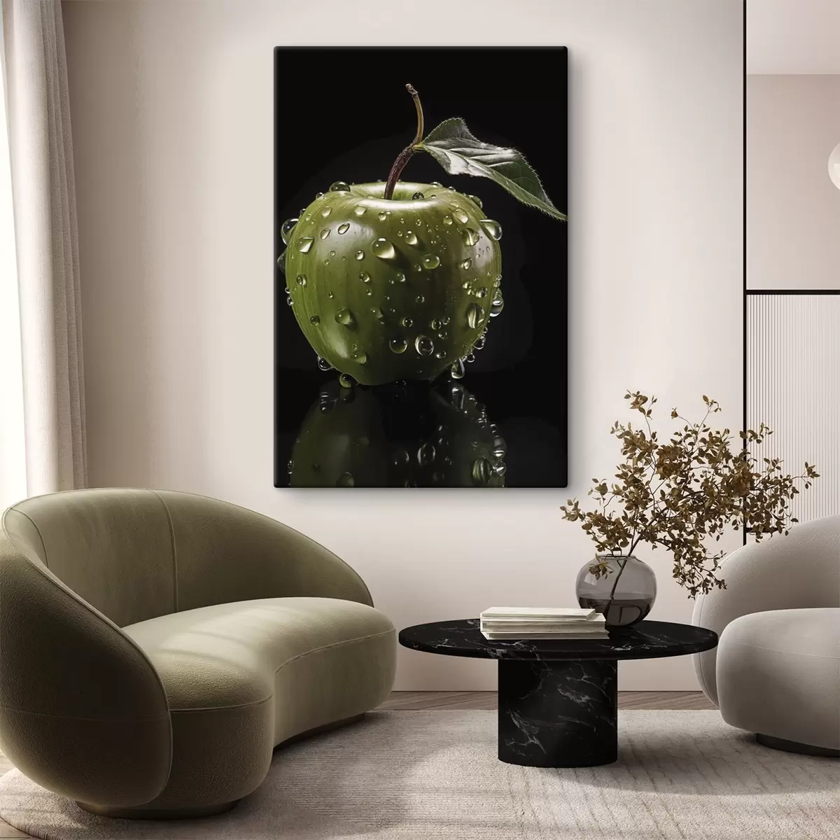 Glezna Liels koks uz kalna zem zvaigžņotām debesīm s45506