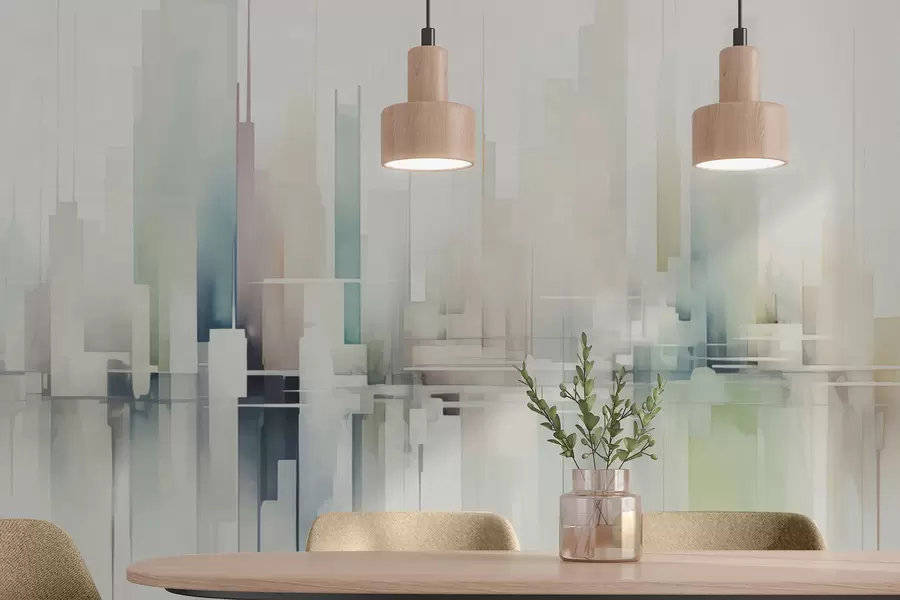 Fototapetes Abstraktā pilsēta w04488