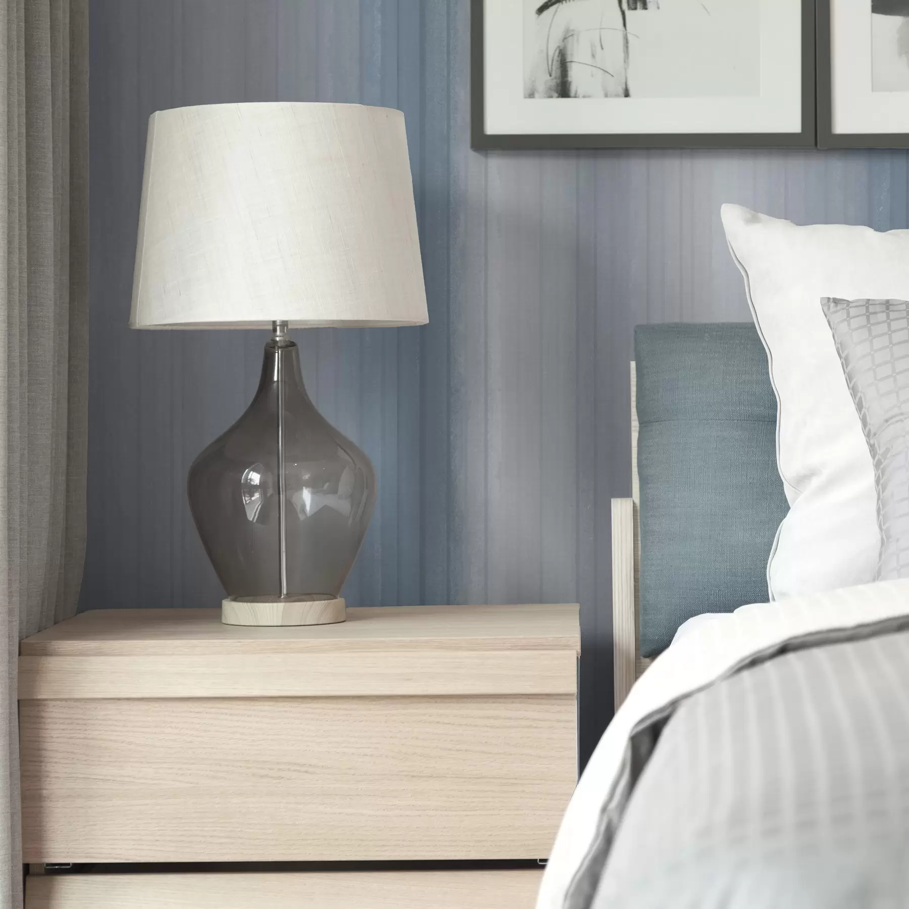 Fototapetes Maigas zili pelēkas gradienta svītras a00506