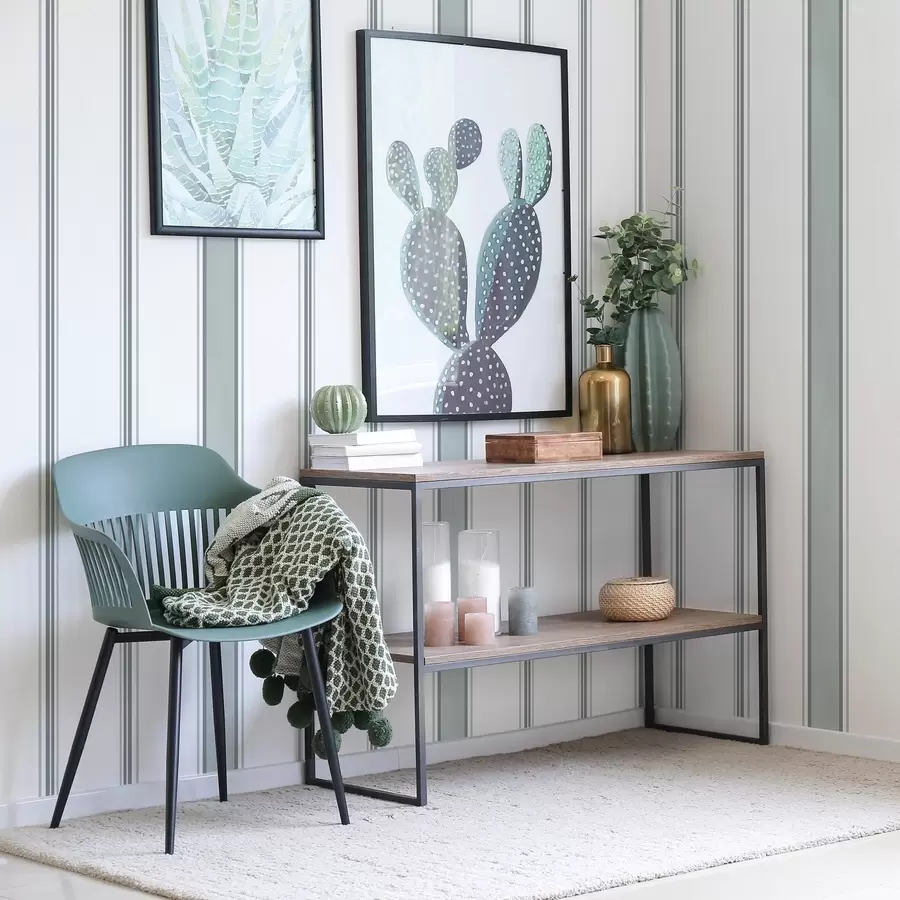 Fototapetes Platas svītras pelēkzilā paletē a00516