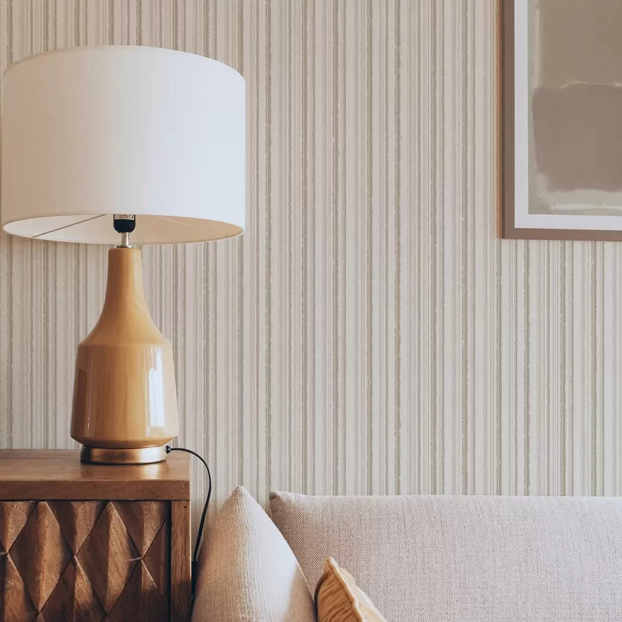 Fototapetes Plānas svītras gaiši bēša toņos a00549