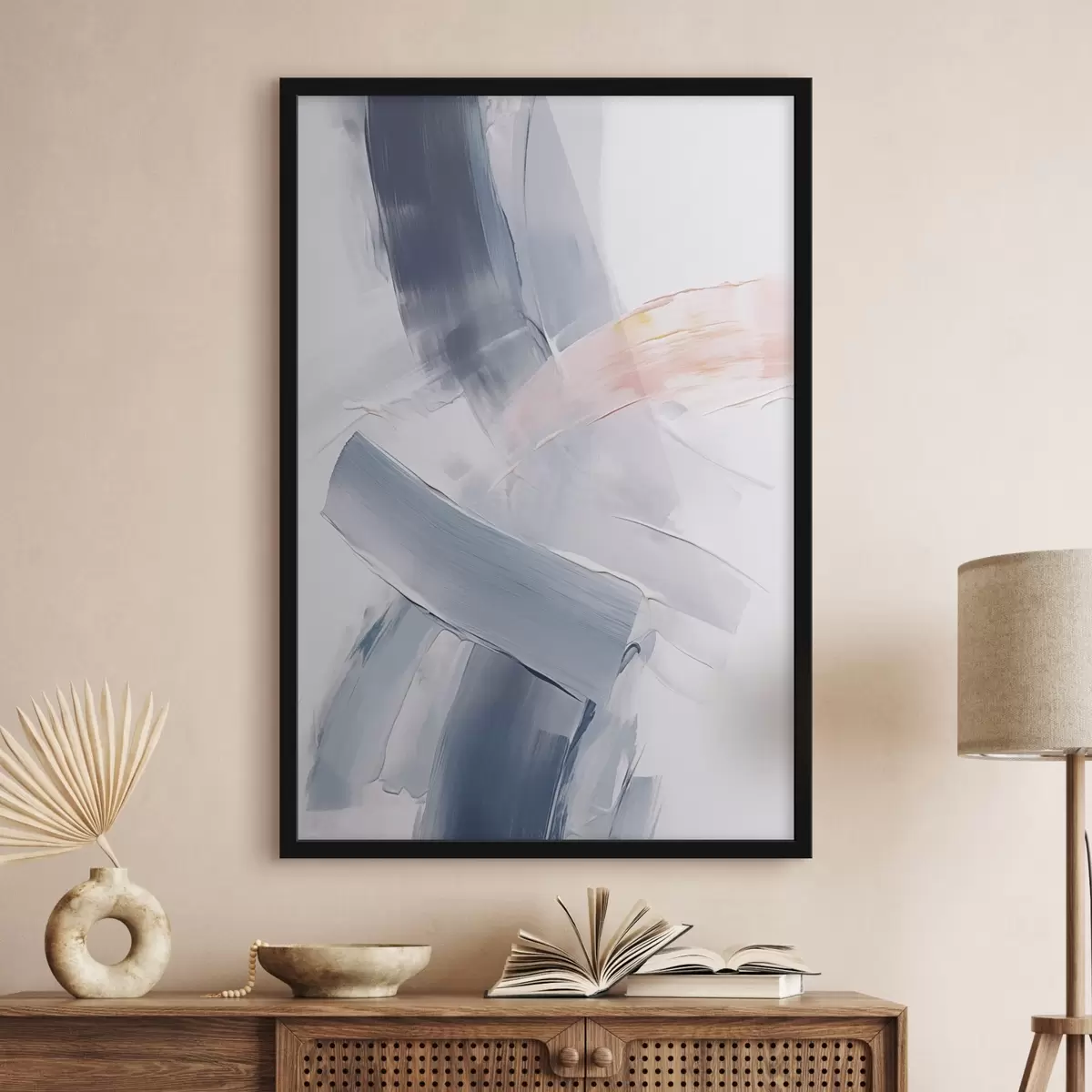 Plakāts Otas triepienu imitācija abstrakcija f45679