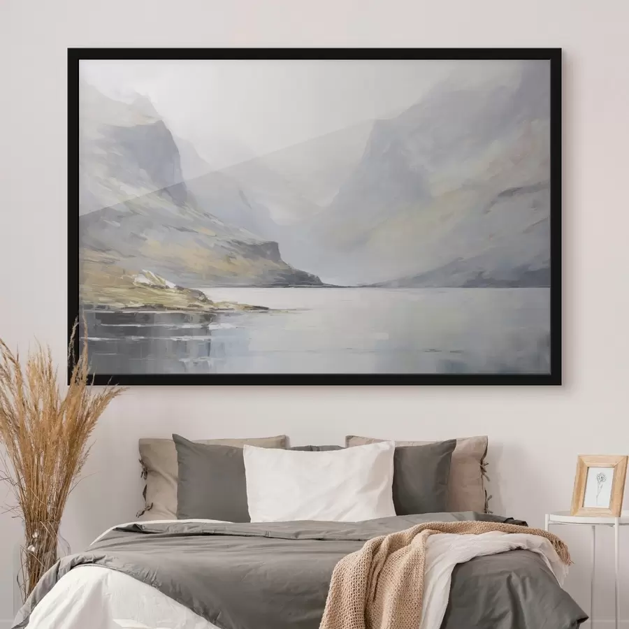 Fototapetes Ieleja netālu no kalniem f45687