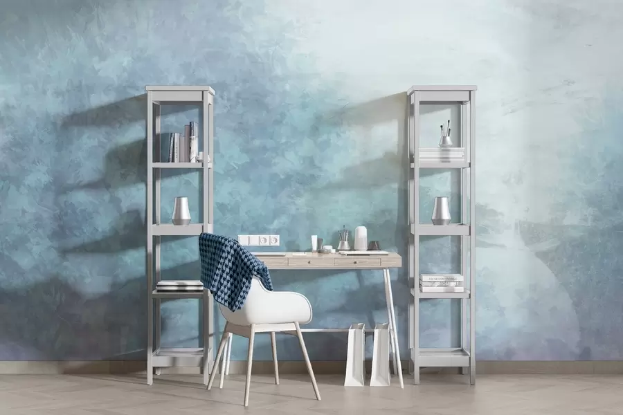 Fototapetes  Lapu imitācija uz betona sienas w04468v1