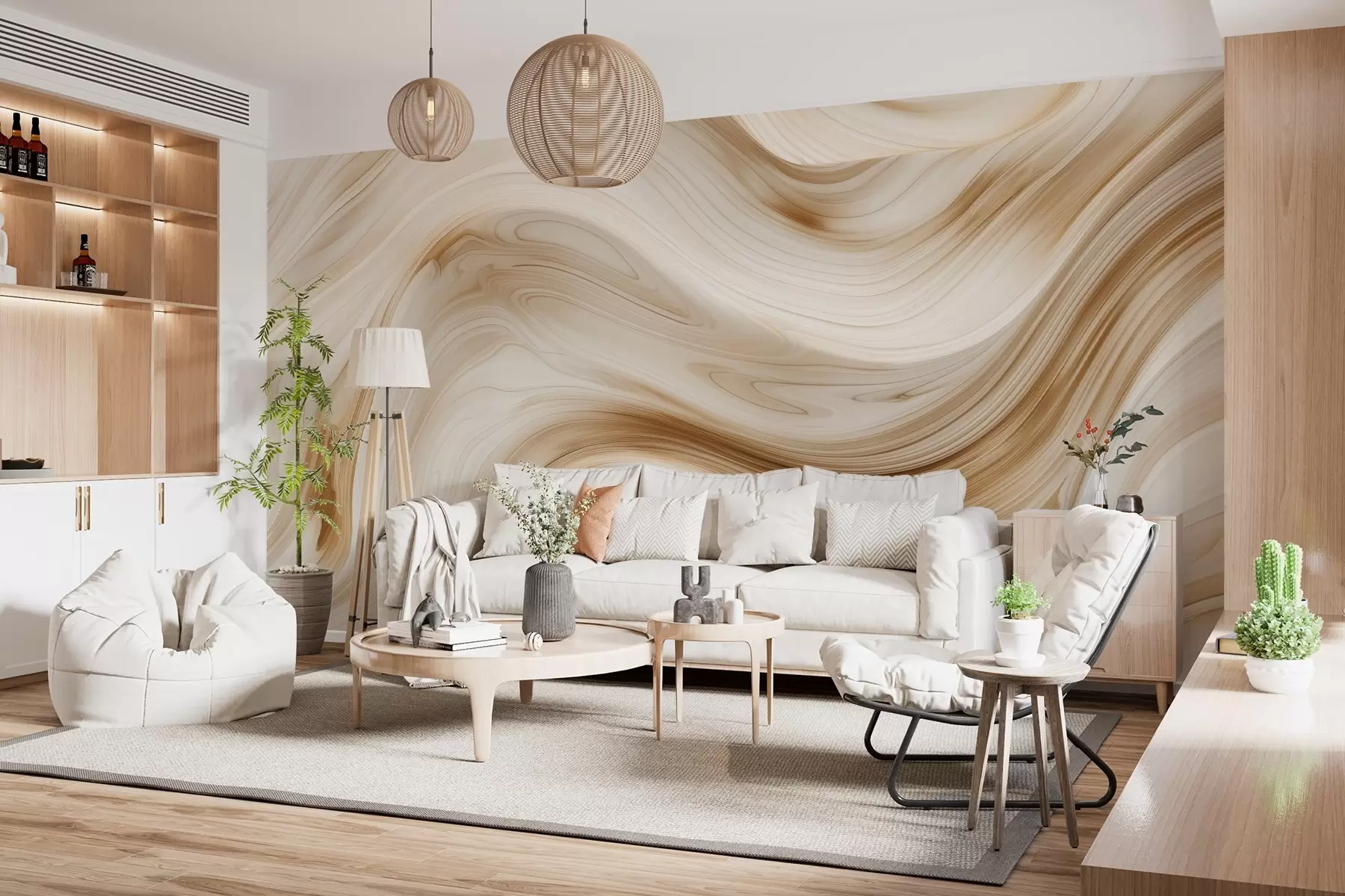 Fototapetes Abstraktās līnijas w04513