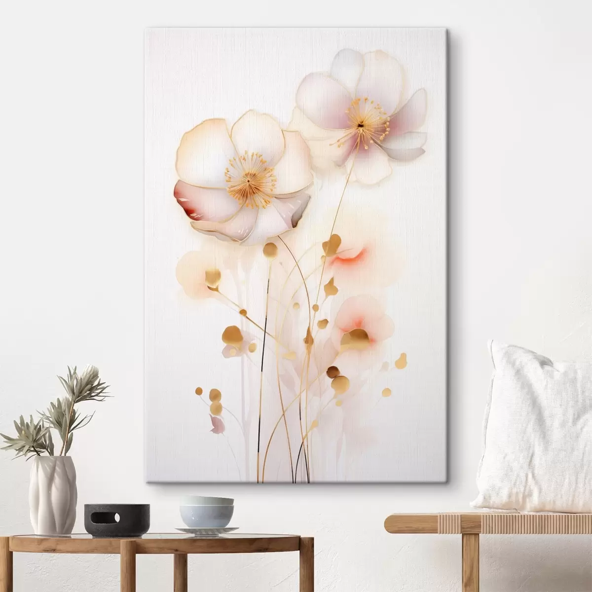 Glezna Pasteļveida magones abstraktā stilā s45643