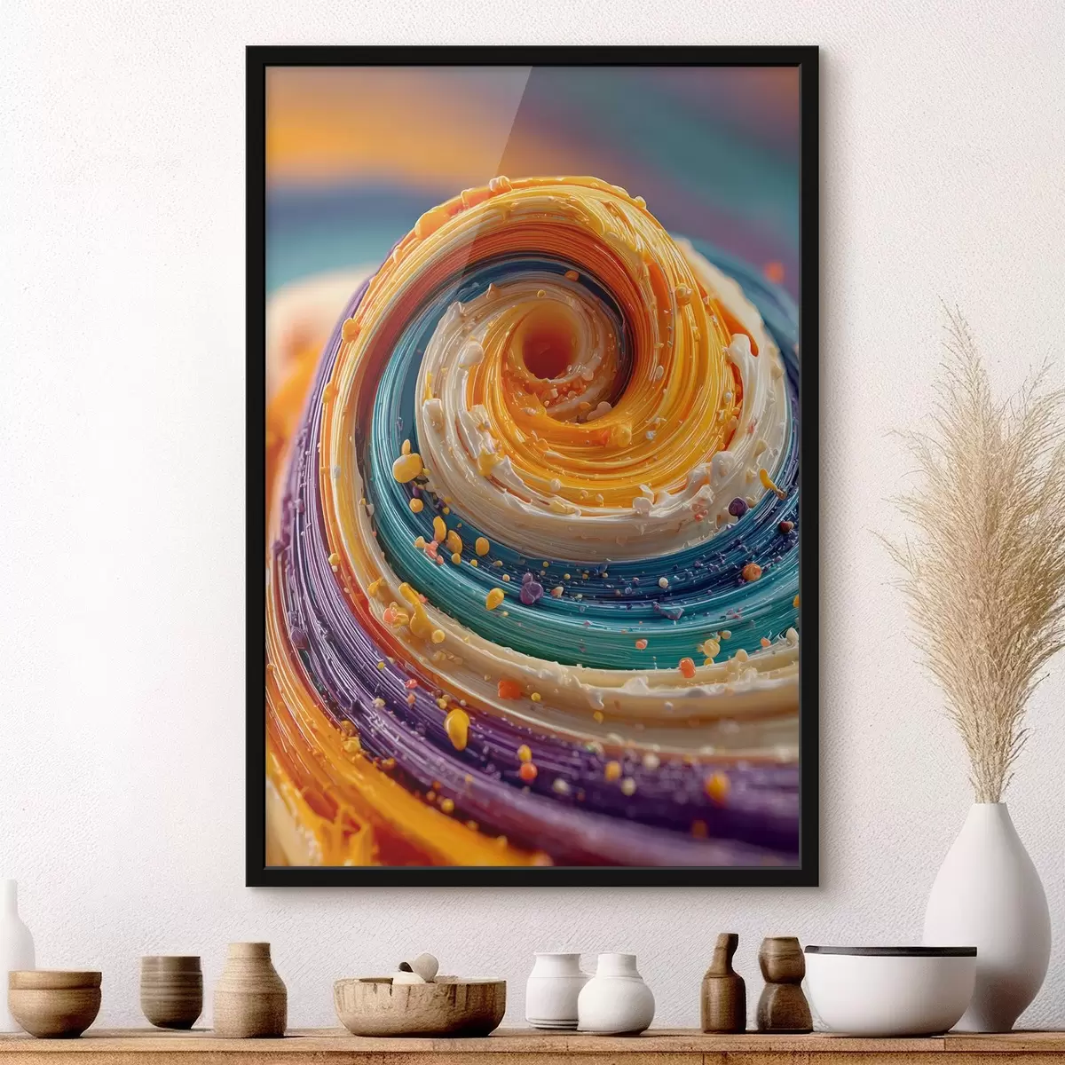 Plakāts Daudzkrāsains virpulis f45639