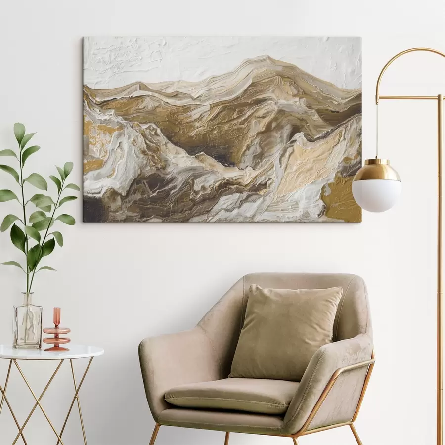 Glezna Abstrakta kalnu ainava s45750