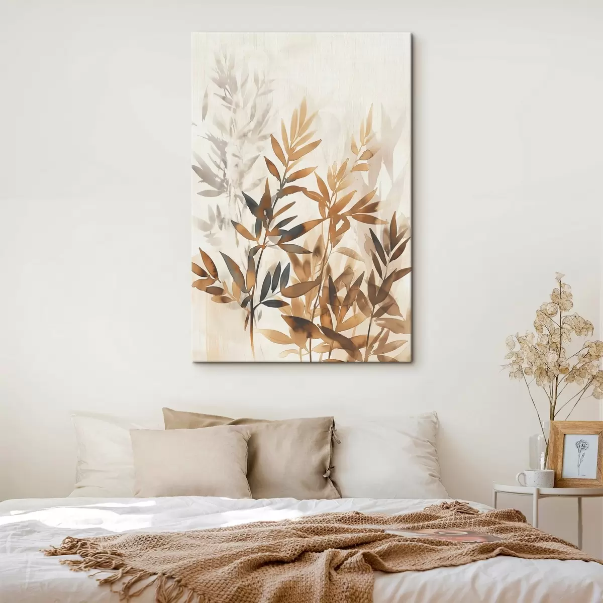 Glezna Delikātas lapu zaras s45752