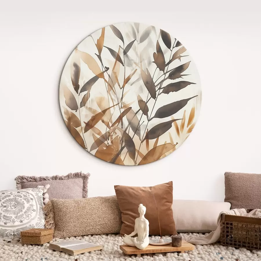 Glezna Delikātas lapu zaras r45747