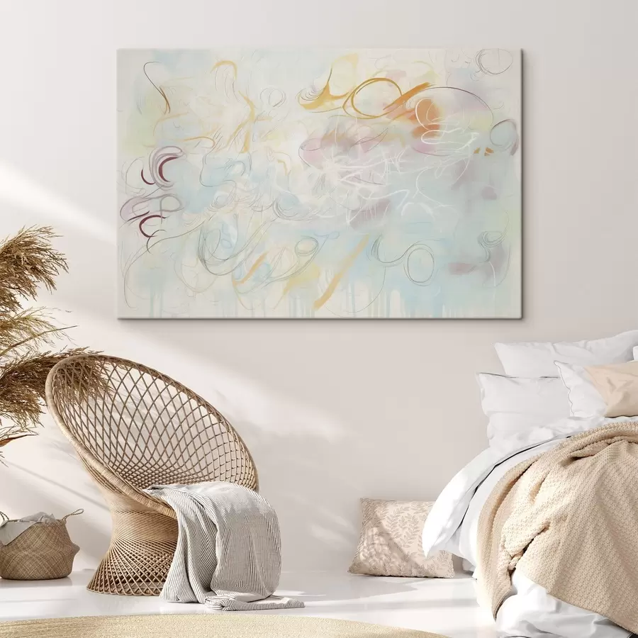 Glezna Abstrakcija ar skicēm s45772