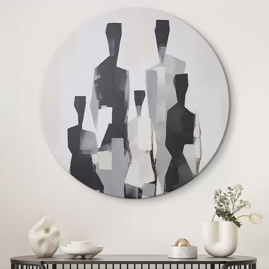 Glezna Abstrakti silueti r45759