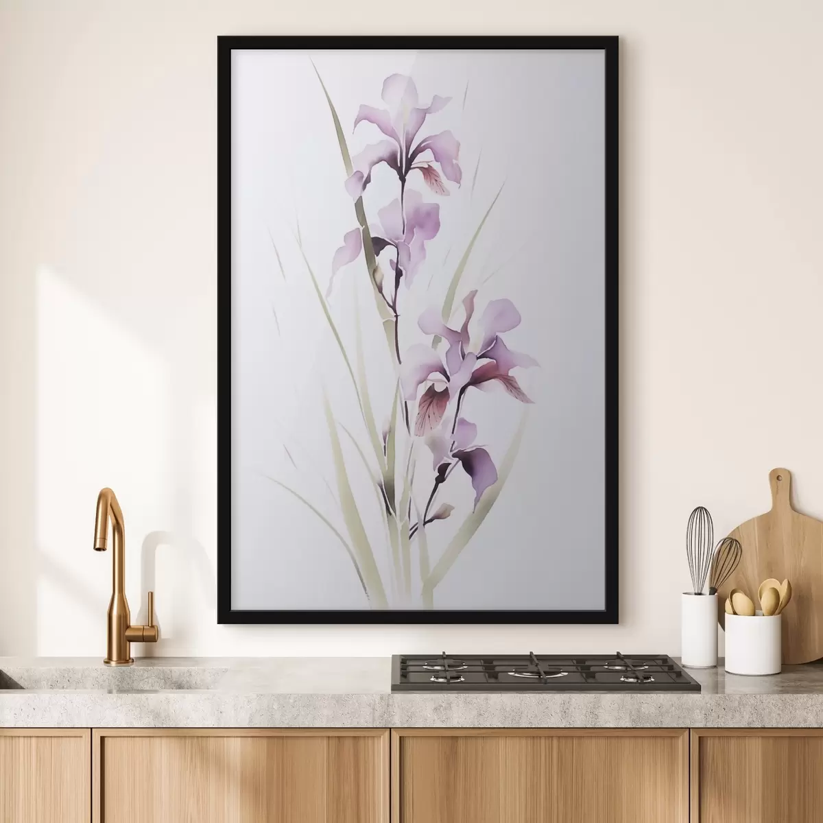 Plakāts Ziedi imitācija akvarelis f45763