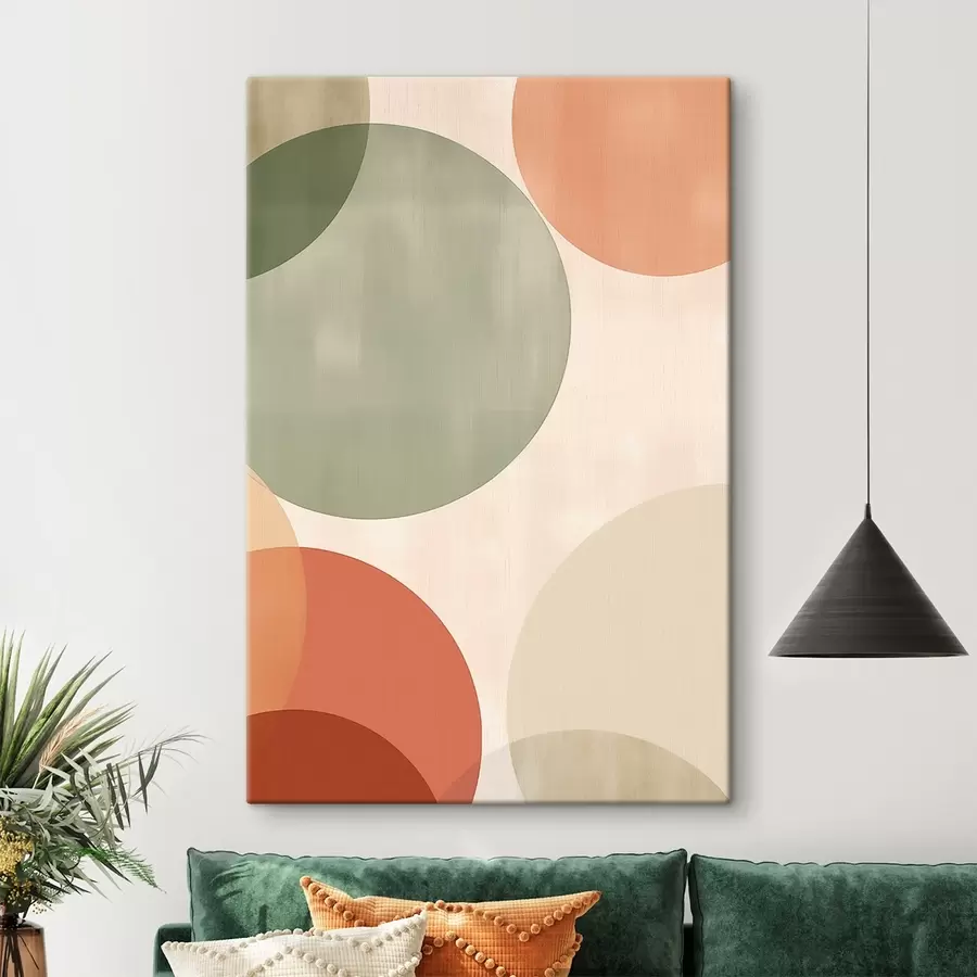 Glezna Lieli abstrakti apļi s45794