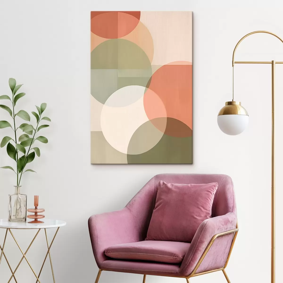 Glezna Lieli abstrakti apļi s45795