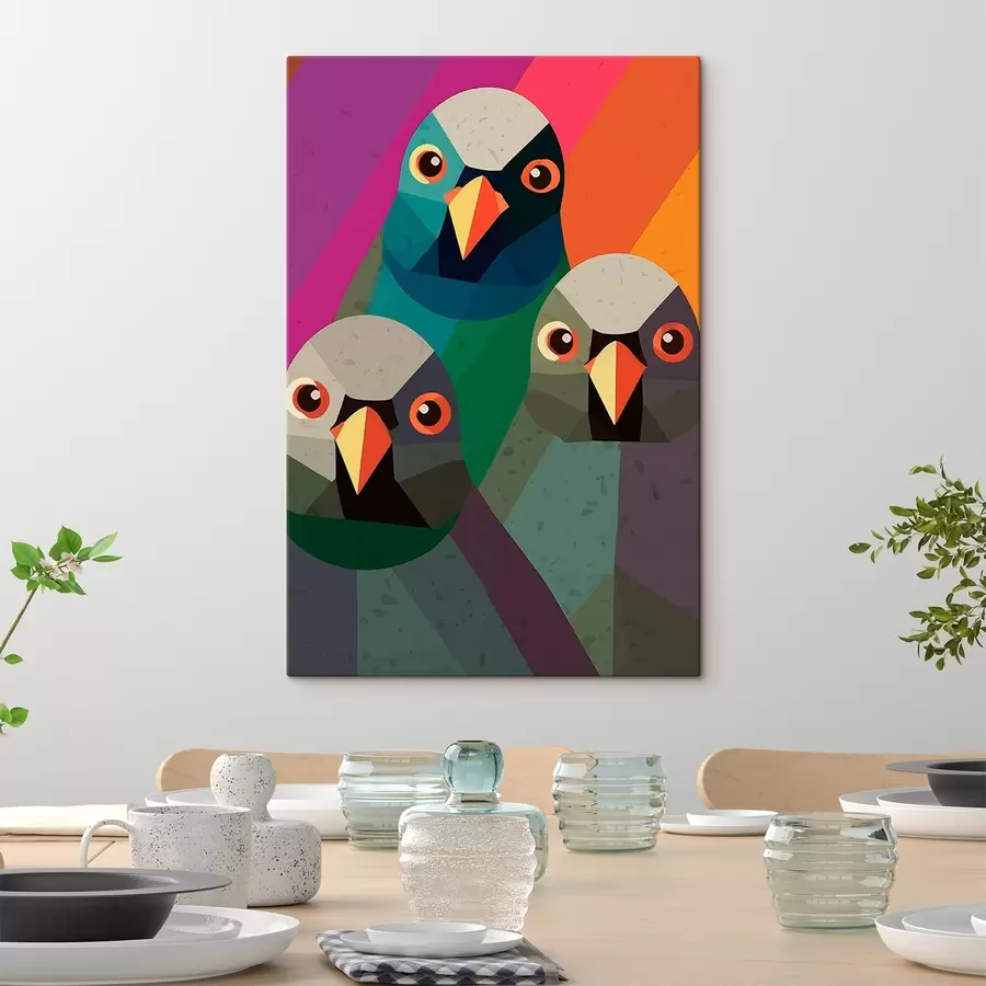 Glezna Trīs baloži s45799