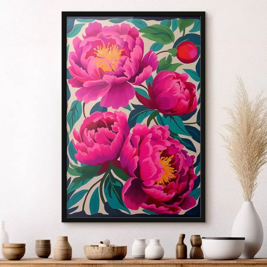 Fototapetes Peonijas tuvu f45782