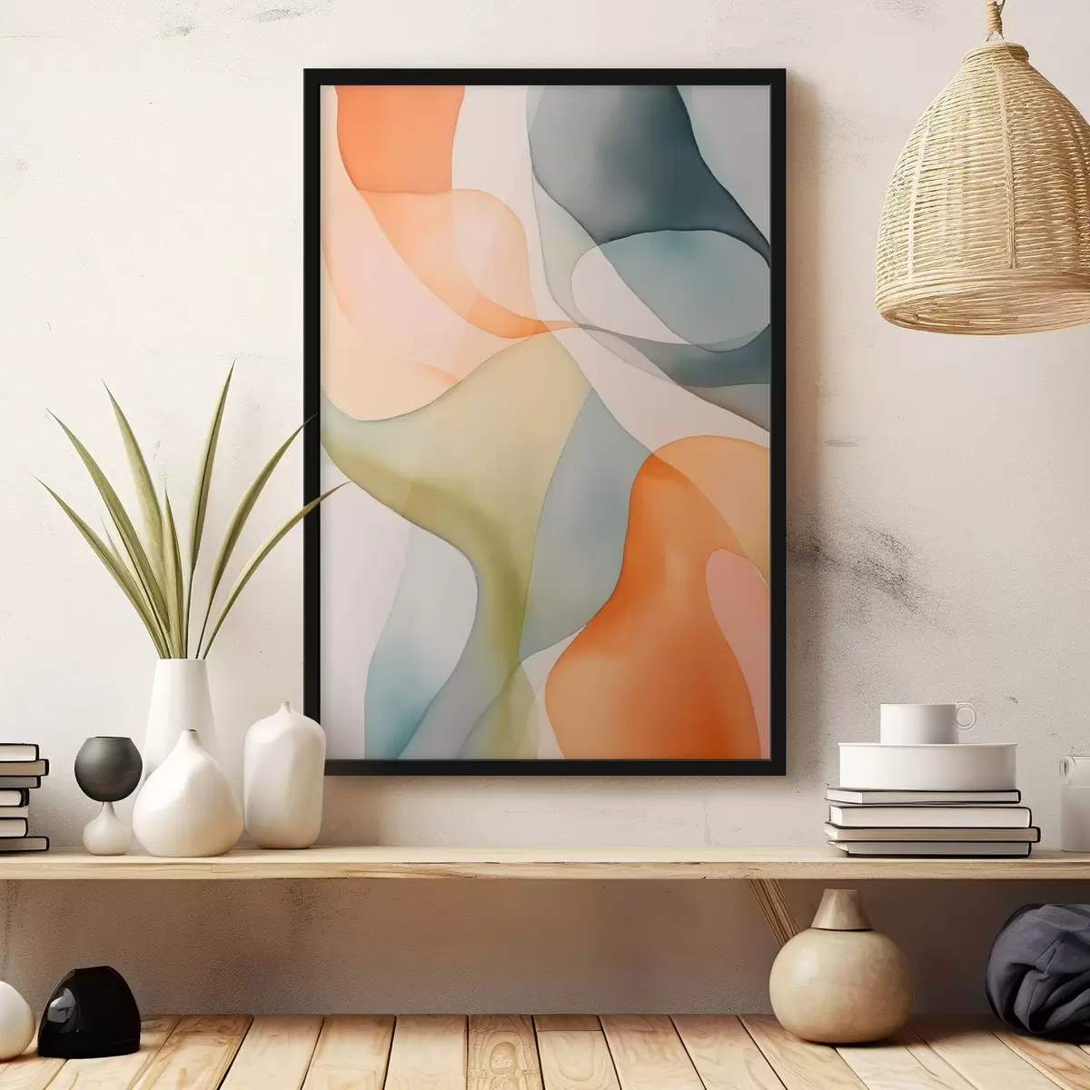 Plakāts Abstraktie viļņi f45785