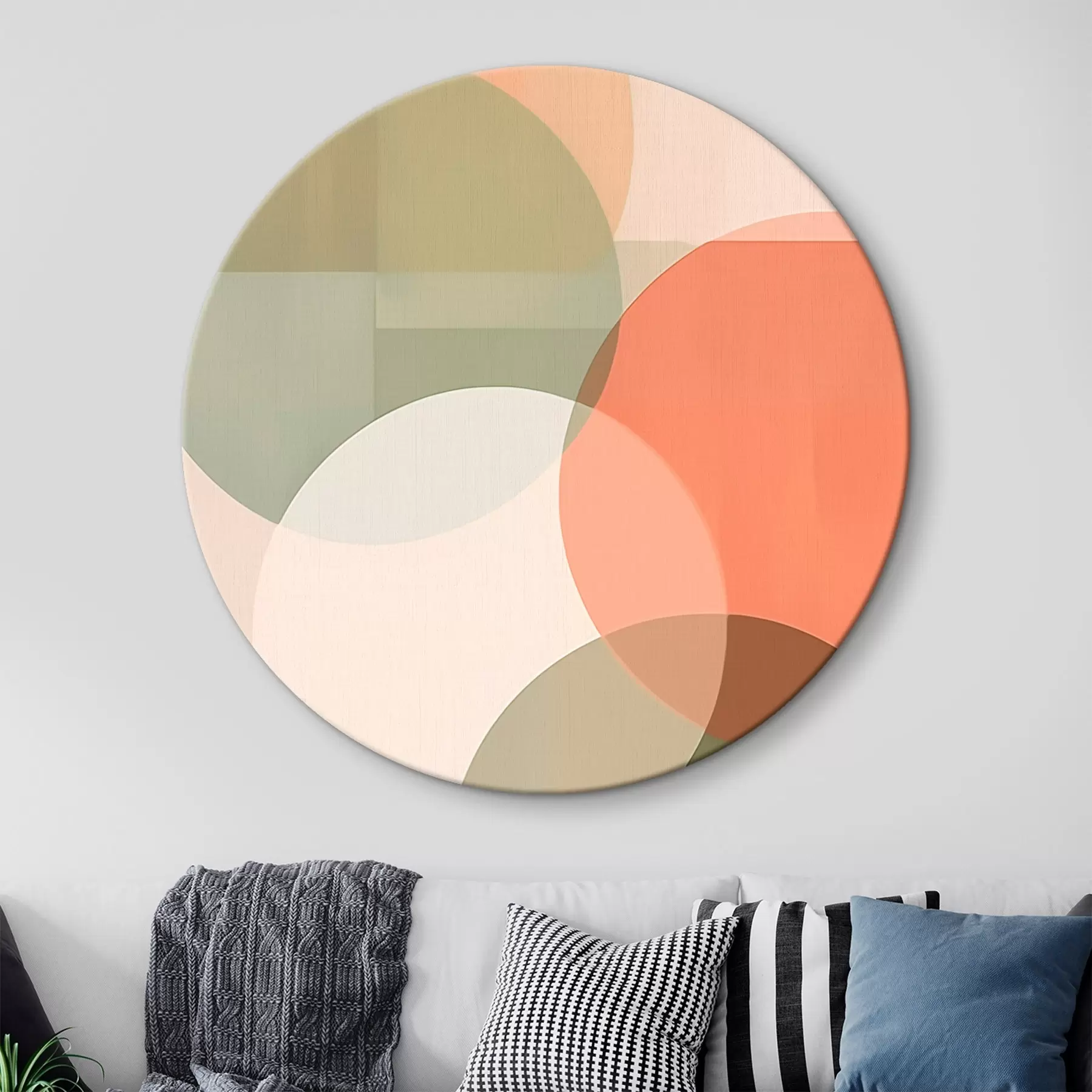 Glezna Lieli abstrakti apļi r45795