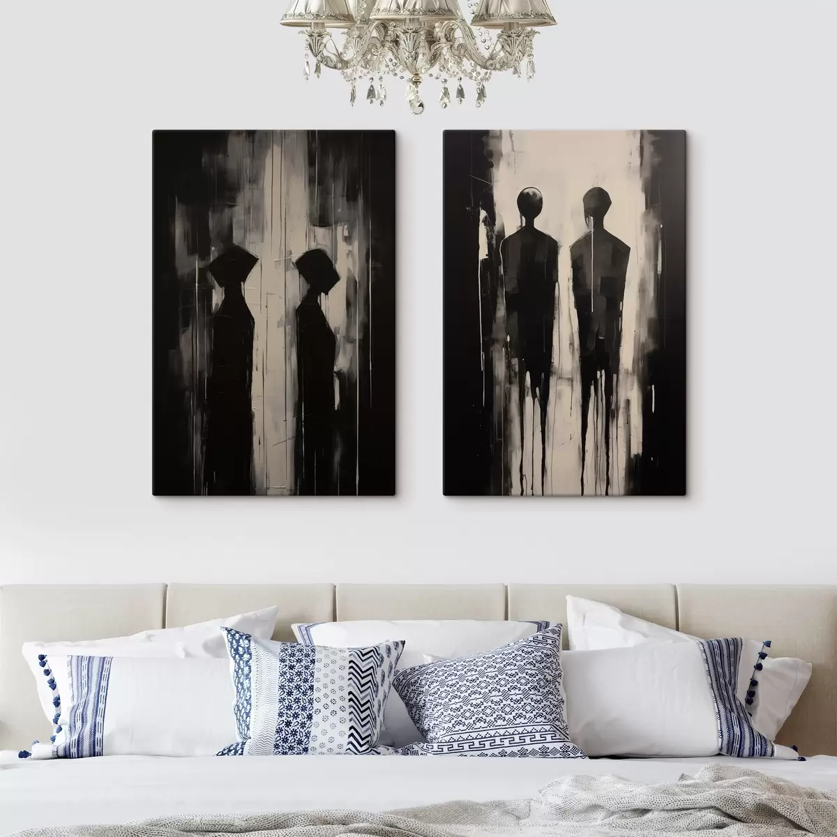 Glezna Cilvēku silueti m00730