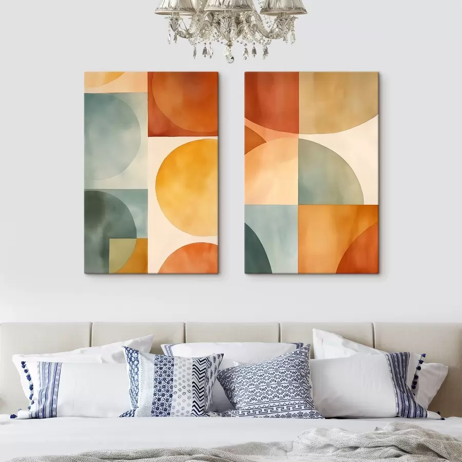 Glezna Ģeometriskie apļi m00732