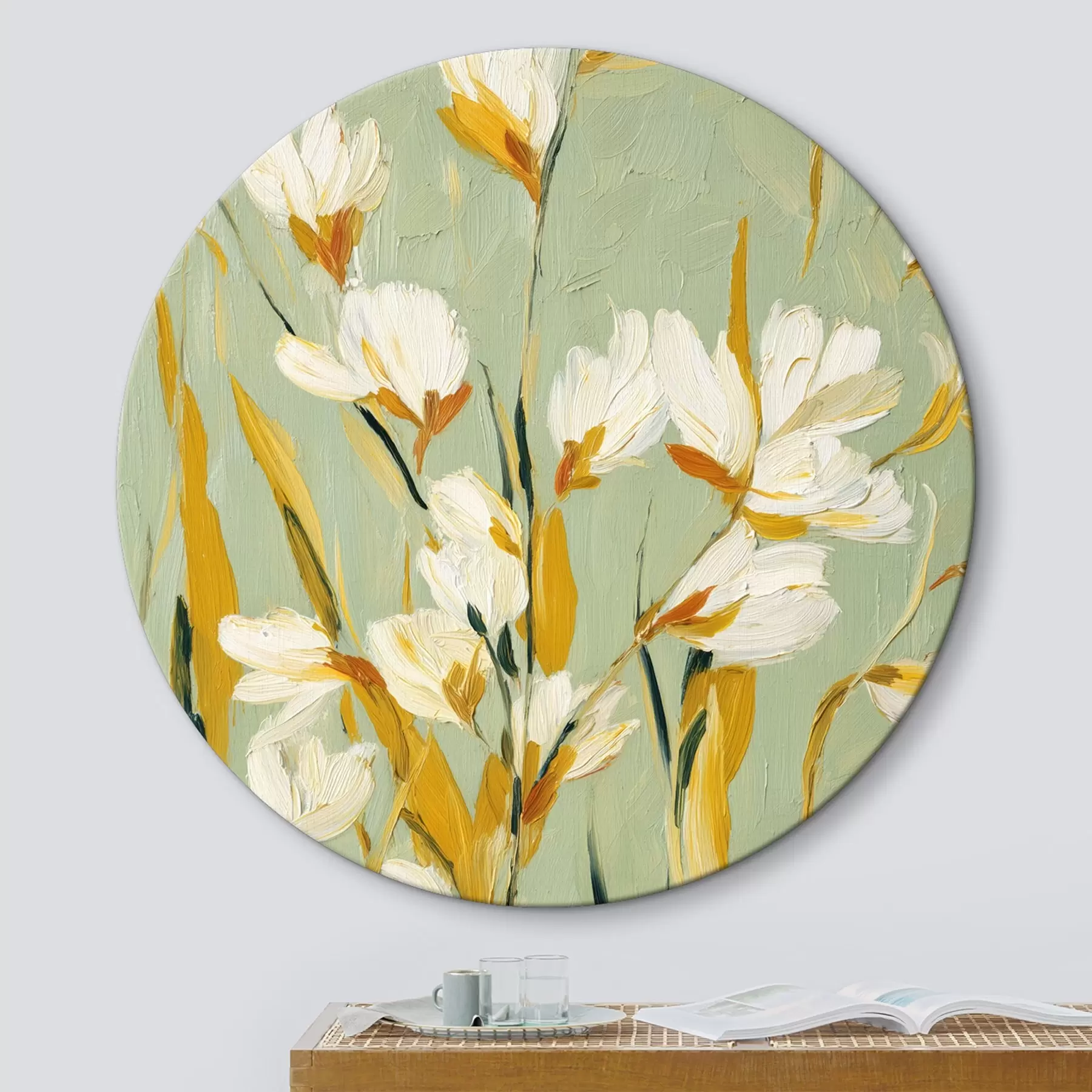 Glezna Spilgta kompozīcija apjomīgā stilā r45264