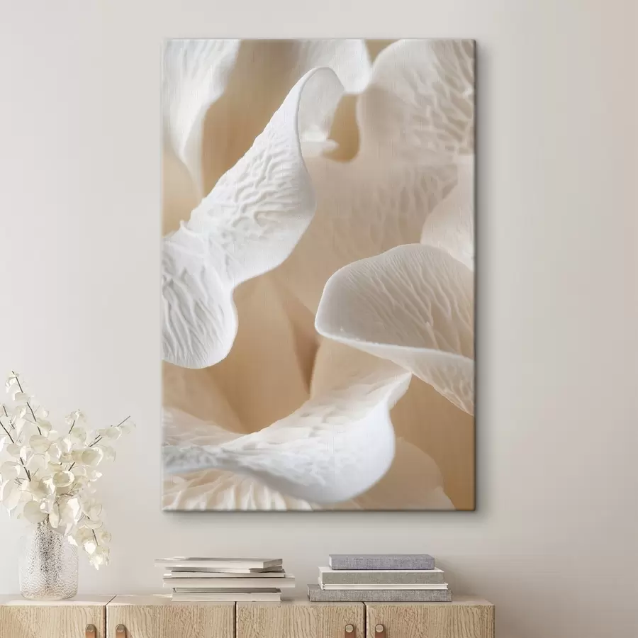 Glezna ziedlapiņas ar vēnām smilškrāsā tonī s45703