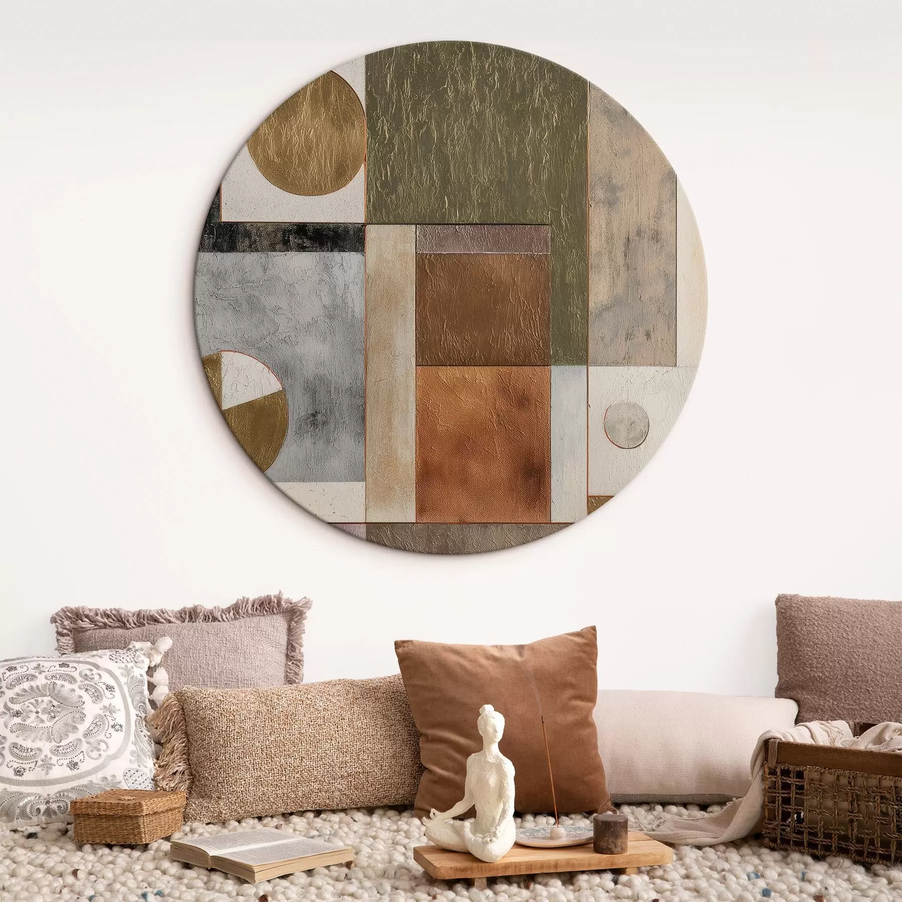 Glezna abstrakta moderna ģeometrija r45729