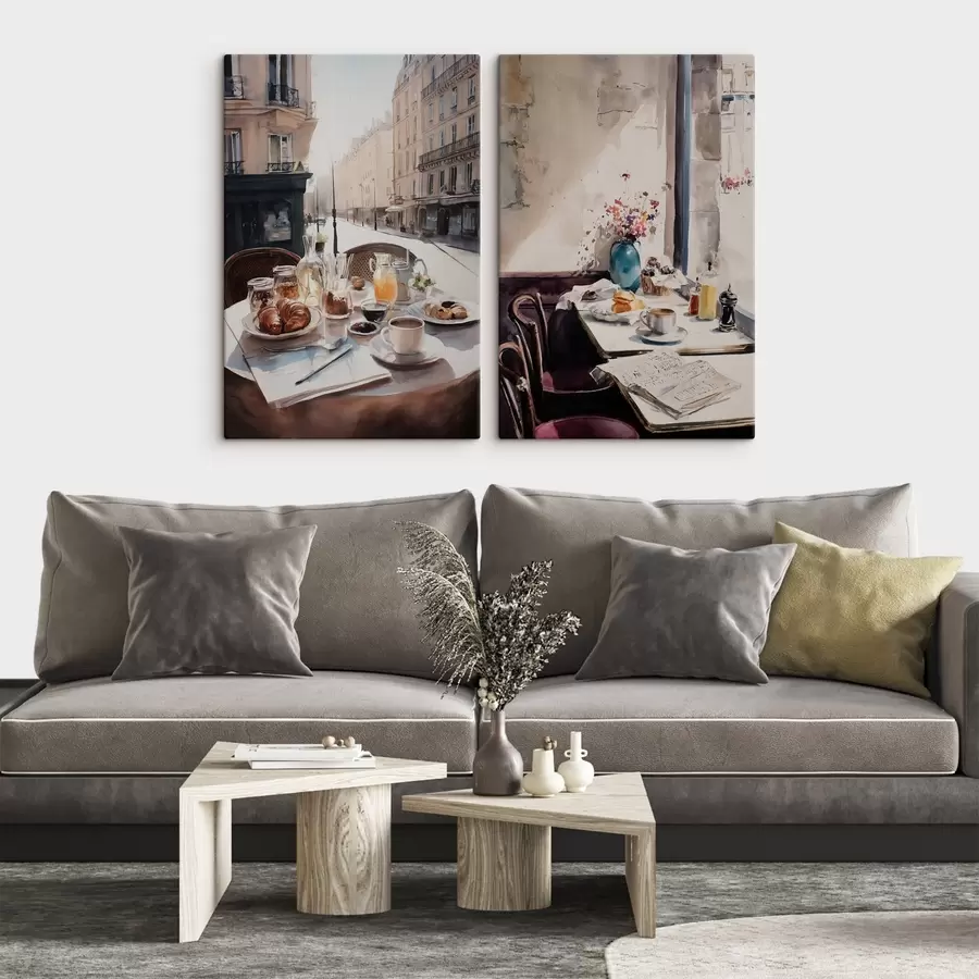 Glezna brokastis Parīzē m00736